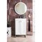 James Martin Vanities Chianti 20in Single Vanity, Glossy White, Brushed Nickel, w/ White Glossy Composite Stone Top E303V20GWBNKWG - alternate 6